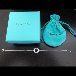 Tiffany & Co. Double Chain Circle bracelet.